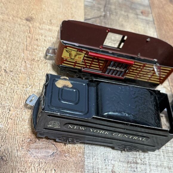 Marx Train Vintage Bundle 4 Cars Metal - Picture 11 of 13